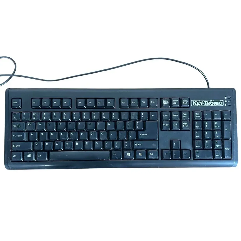Key Tronic K120U Model K2801 LIGHTWEIGHT USB Wired Standard Keyboard